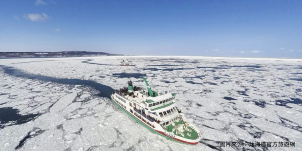 鄂霍次克海峽流冰觀光破冰船